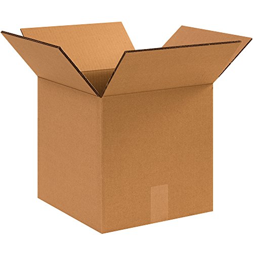 תיבה ארהב קופסאות משלוח קיר כפול 12 L x 12 W x 12 H, 15 חבילה | קופסת קרטון גלי לאריזה, תנועה ואחסון